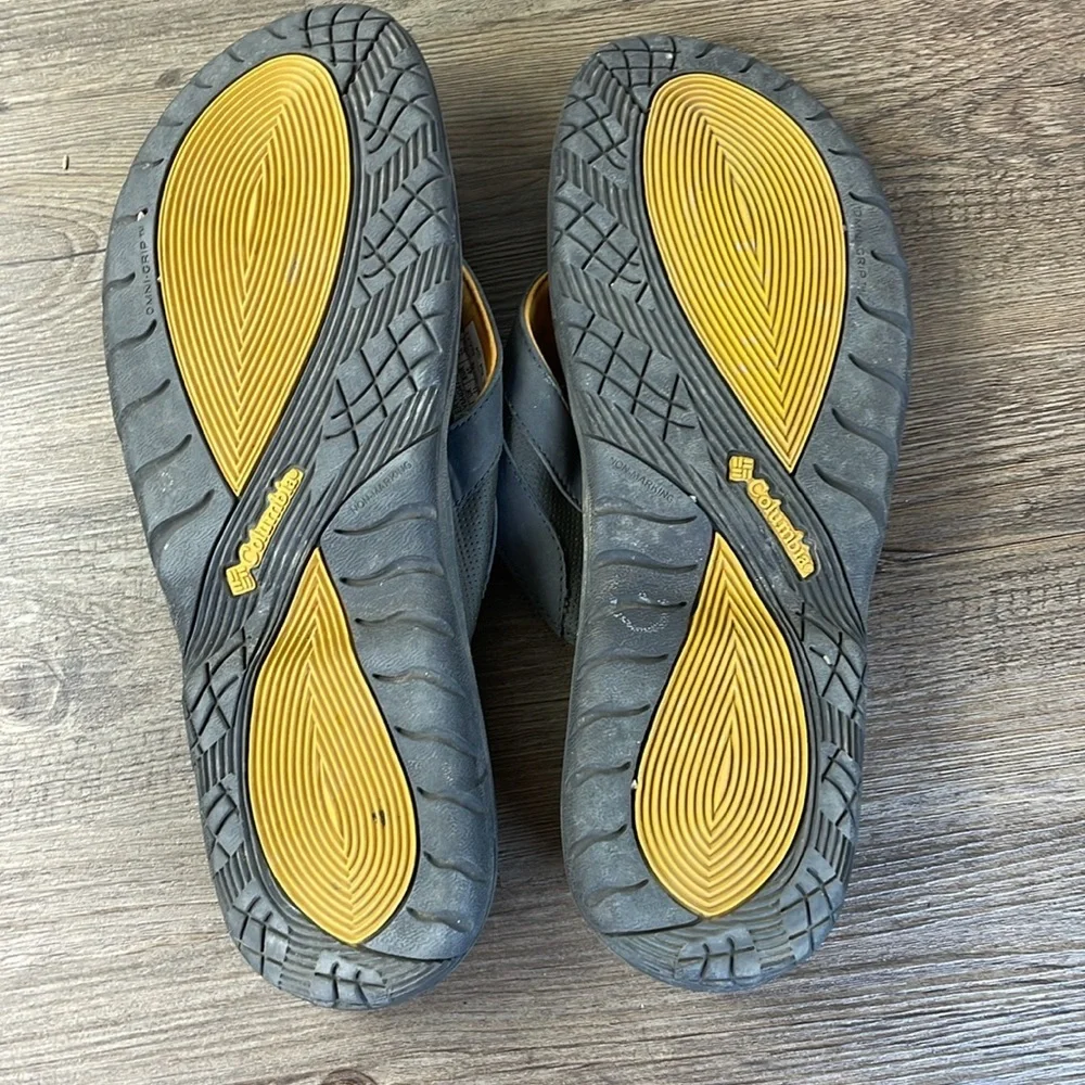 Columbia Men’s Silver Falls Thong Flip Flop Sandals, size 12